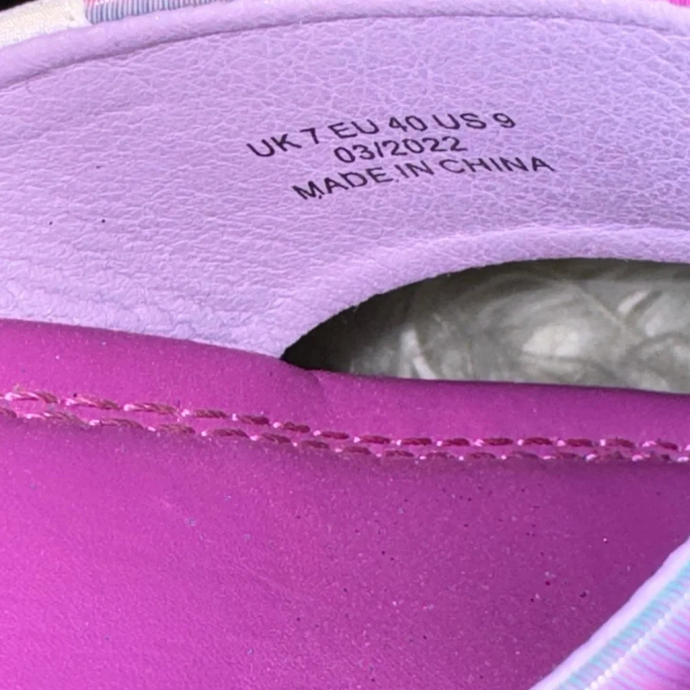 🔥HP🔥Shellys London for Dolls Kill Purple Ombre Klub Platform Wedges - Picture 10 of 13